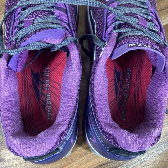 Altra Olympus Zero Drop Womens Purple Size 6.5 Athletic Running Shoes A2355-2 - Picture 6 of 12